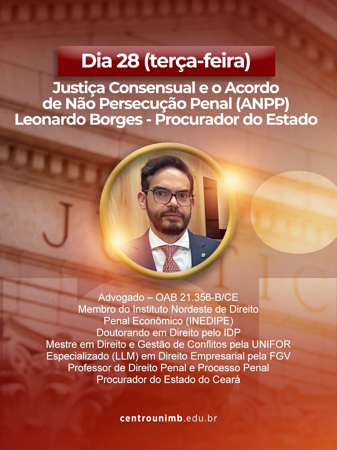 Semana do Direito - Justiça Consensual e o Acordo de Não Persecução Penal