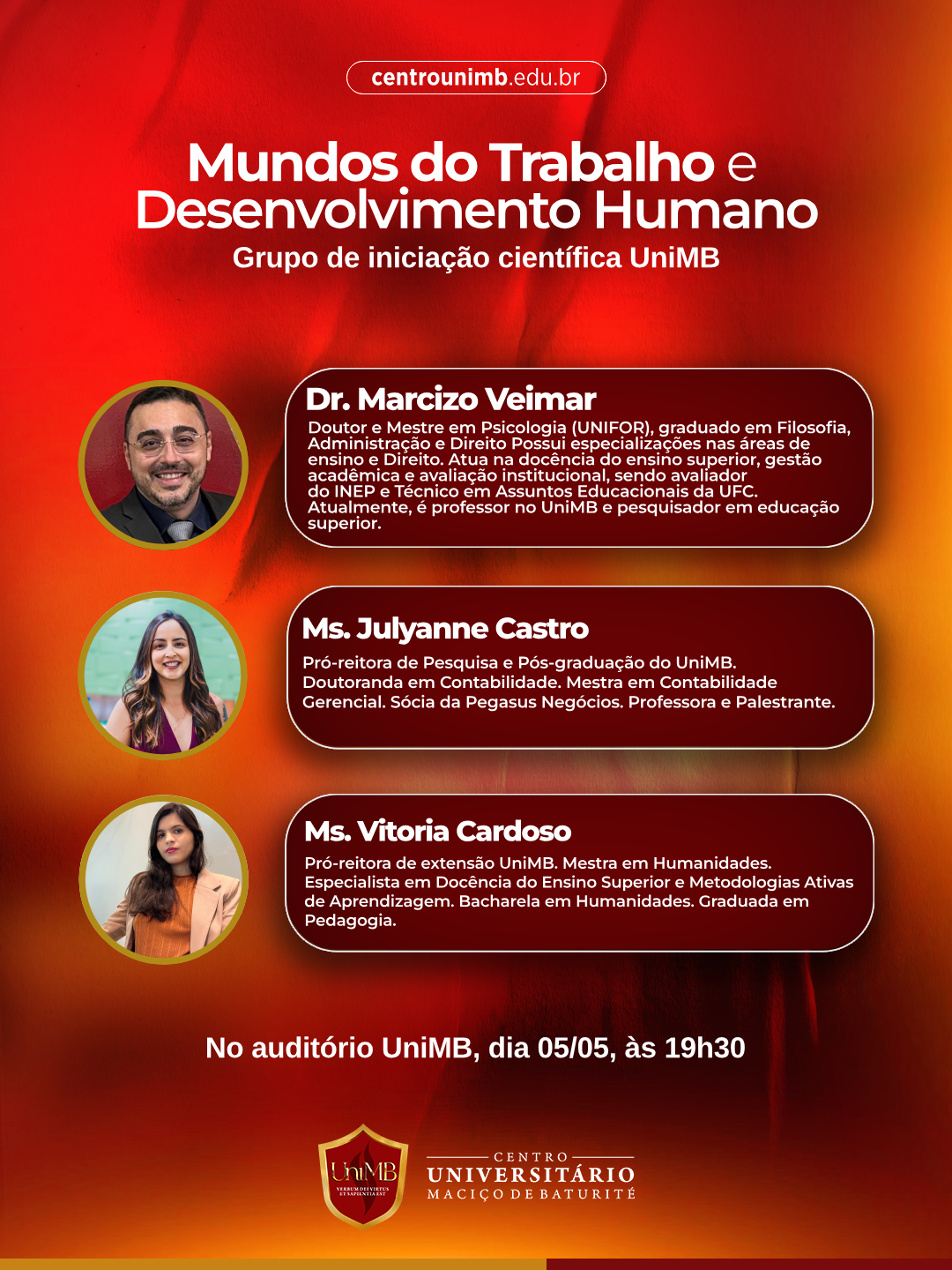 Seminário de Pesquisas em Mundos do Trabalho e Desenvolvimento Humano