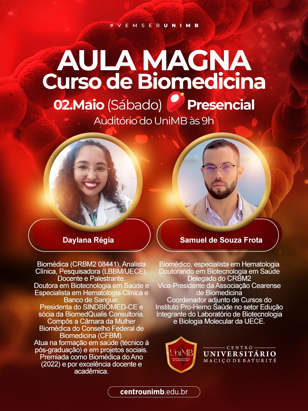 Aula Magna - Curso de Biomedicina