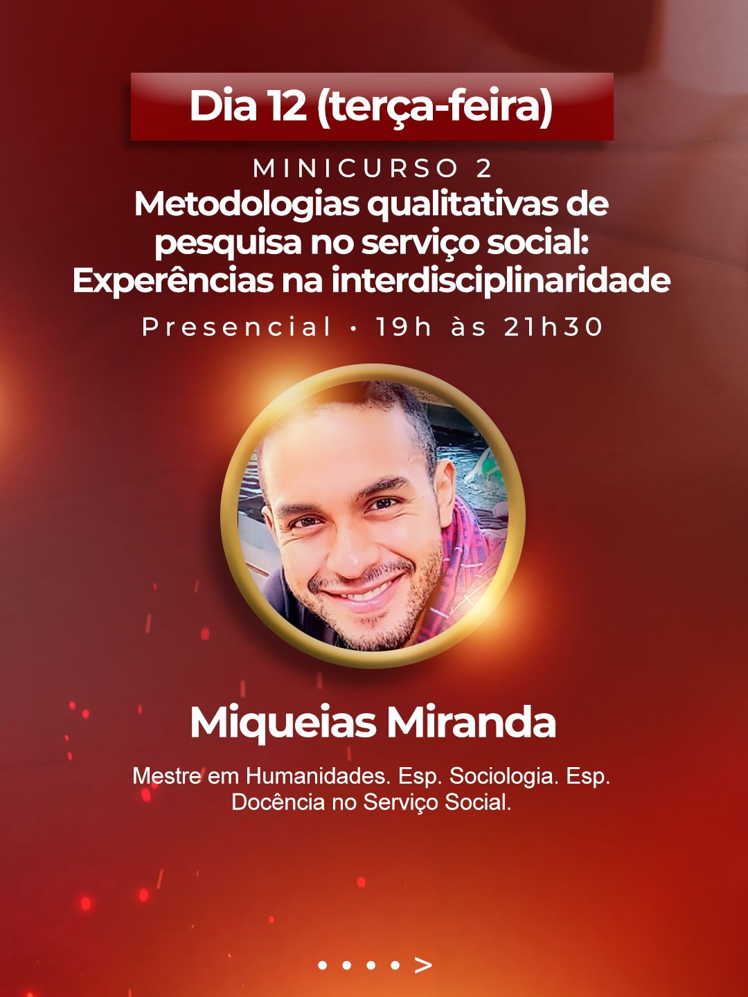 Minicurso - Metodologias qualitativas de pesquisa no serviço social: Experiências na Interdisciplinaridade
