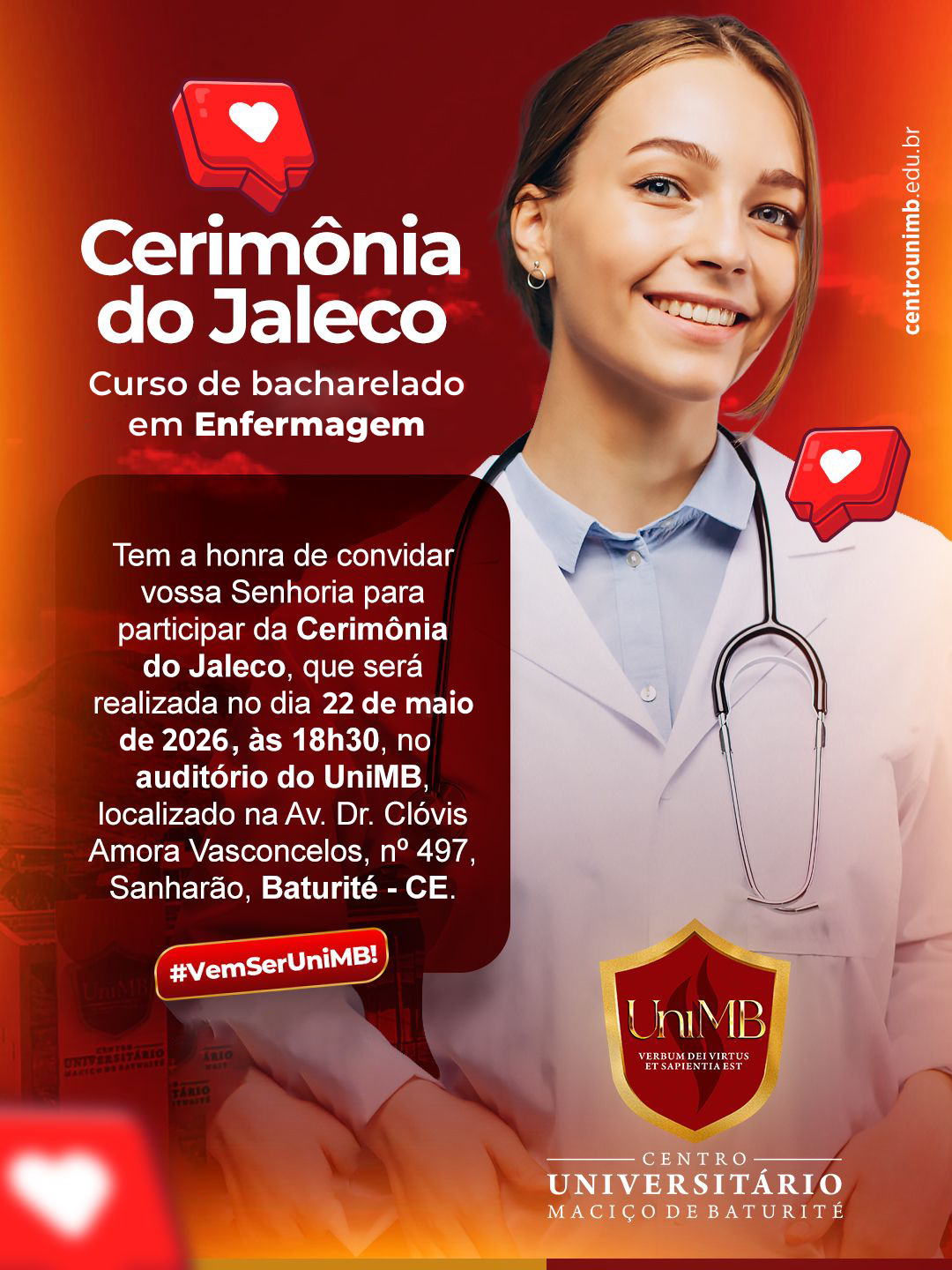 Cerimônia do Jaleco - Curso de Enfermagem